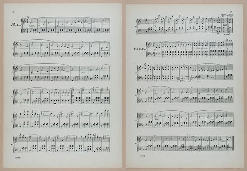 E300 - Sheet Music Scottish Lancers - i6717-6718