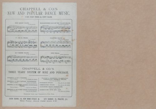 E300 - Sheet Music Scottish Lancers - i6723