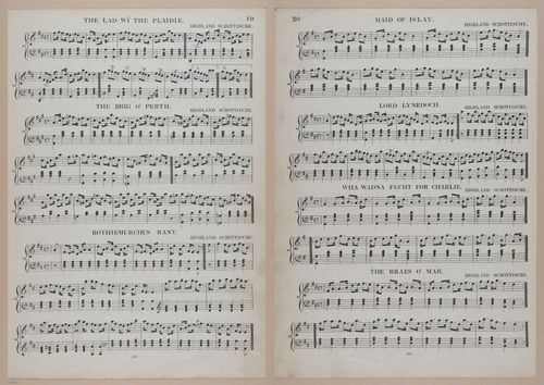 E300 - Sheet Music Scottish Lancers - i6752-6753