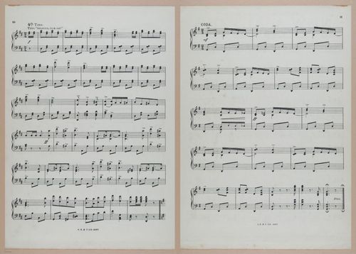 E300 - Sheet Music Scottish Lancers - i6818-6819