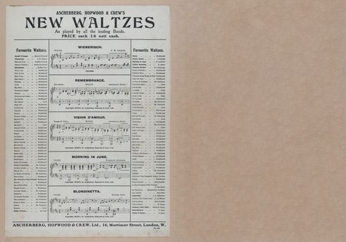 E300 - Sheet Music Scottish Lancers - i6820