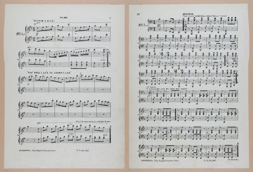 E300 - Sheet Music Scottish Lancers - i6829-6830