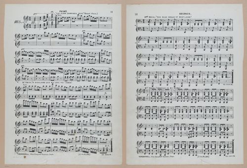 E300 - Sheet Music Scottish Lancers - i6831-6832