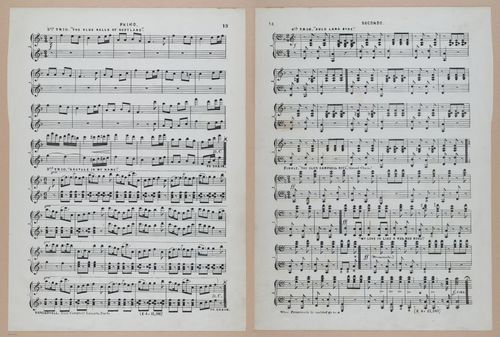 E300 - Sheet Music Scottish Lancers - i6833-6834