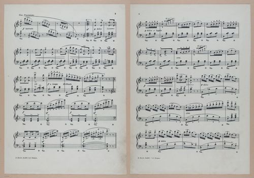 E300 - Sheet Music Scottish Lancers - i6604-6605