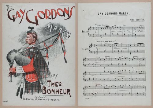 E300 - Sheet Music Scottish Lancers - i6640-6641
