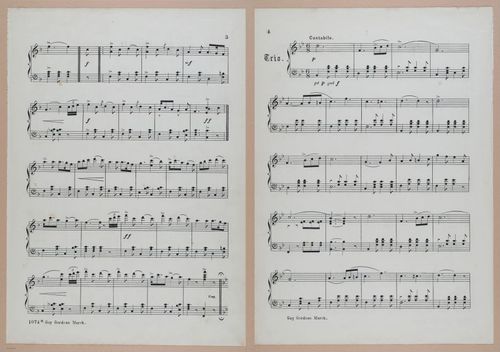 E300 - Sheet Music Scottish Lancers - i6642-6643