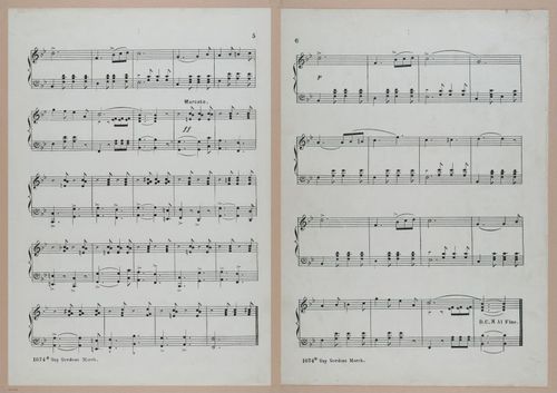 E300 - Sheet Music Scottish Lancers - i6644-6645
