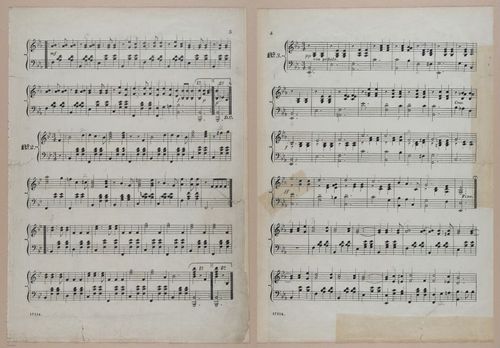 E300 - Sheet Music Scottish Lancers - i6661-6662