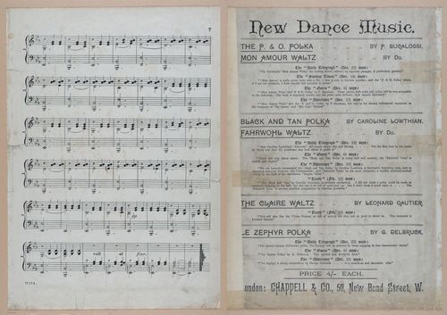 E300 - Sheet Music Scottish Lancers - i6665-6666