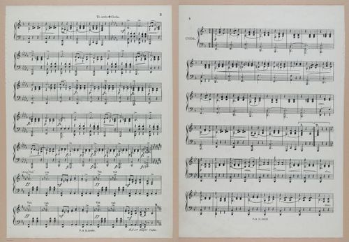 E300 - Sheet Music Scottish Lancers - i6695-6696