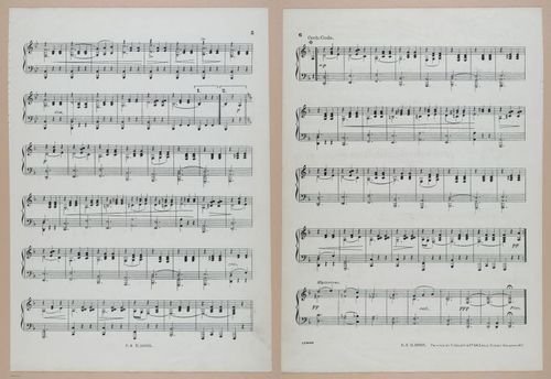 E300 - Sheet Music Scottish Lancers - i6697-6698