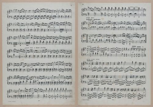 E300 - Sheet Music Scottish Lancers - i6730-6731
