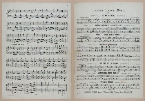 E300 - Sheet Music Scottish Lancers - i6732-6733