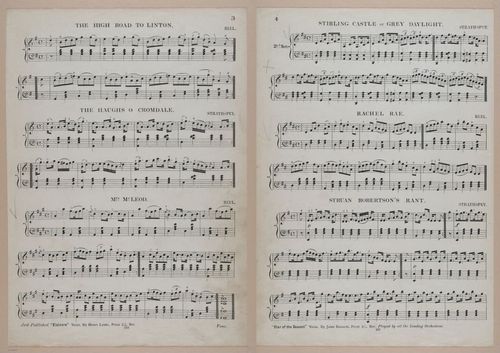 E300 - Sheet Music Scottish Lancers - i6736-6737