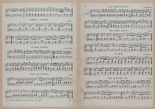 E300 - Sheet Music Scottish Lancers - i6738-6739