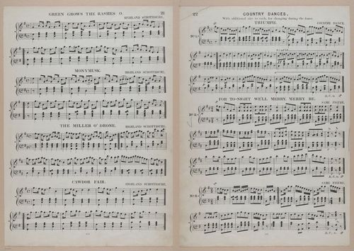 E300 - Sheet Music Scottish Lancers - i6754-6755
