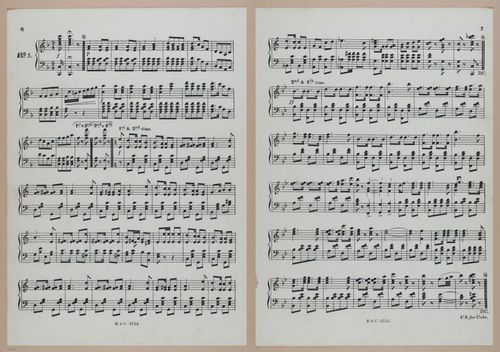 E300 - Sheet Music Scottish Lancers - i6778-6779
