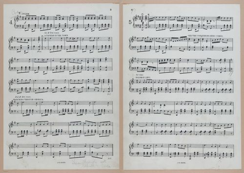 E300 - Sheet Music Scottish Lancers - i6785-6786