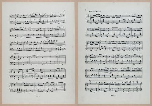 E300 - Sheet Music Scottish Lancers - i6798-6799