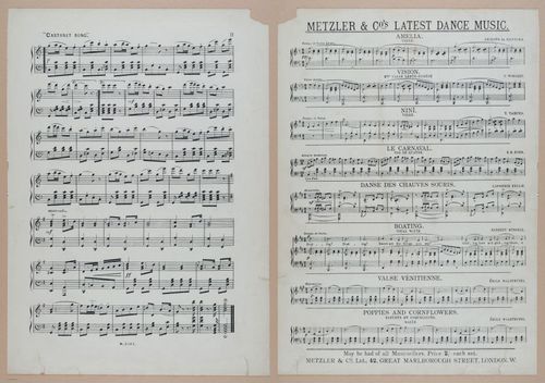 E300 - Sheet Music Scottish Lancers - i6802-6803
