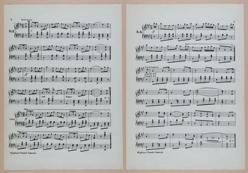 E300 - Sheet Music Scottish Lancers - i6806-6807