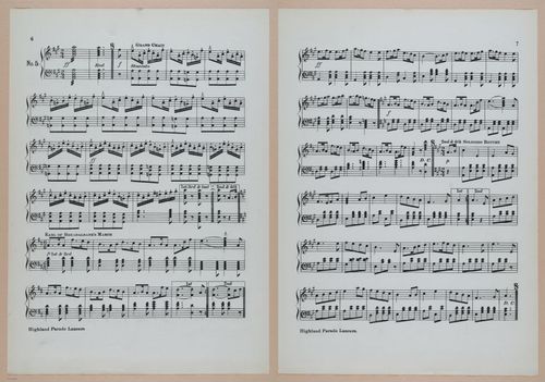 E300 - Sheet Music Scottish Lancers - i6808-6809