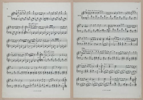 E300 - Sheet Music Scottish Lancers - i6812-6813