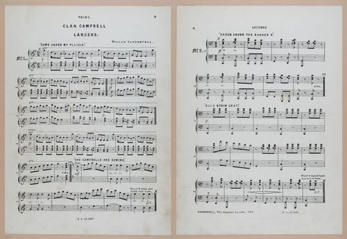 E300 - Sheet Music Scottish Lancers - i6823-6824