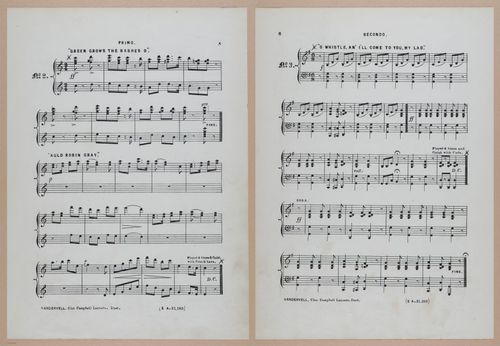 E300 - Sheet Music Scottish Lancers - i6825-6826