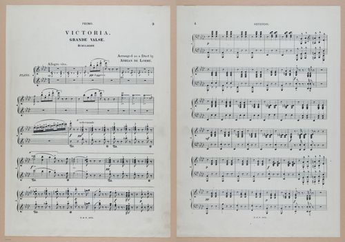 E300 - Sheet Music Scottish Lancers - i6839-6840