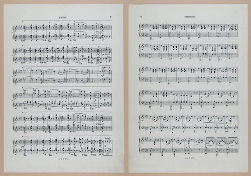 E300 - Sheet Music Scottish Lancers - i6841-6842