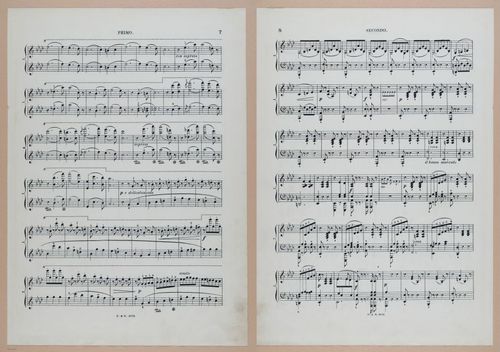 E300 - Sheet Music Scottish Lancers - i6843-6844