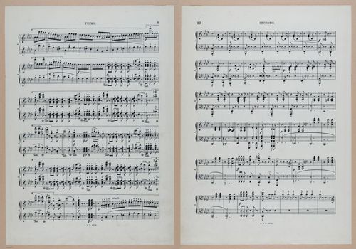 E300 - Sheet Music Scottish Lancers - i6845-6846