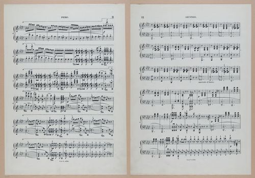 E300 - Sheet Music Scottish Lancers - i6847-6848