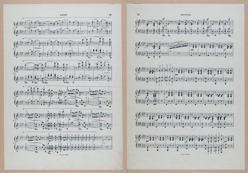 E300 - Sheet Music Scottish Lancers - i6849-6850