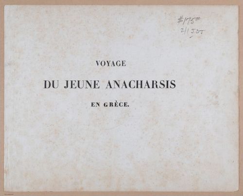 E302 - Voyage De Jeune Anacharsis 1830 - 6025