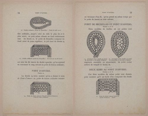E304 - Traite de la Dentelle Irlandaise (Irish Lace Patterns) 1870 - 7378-7379