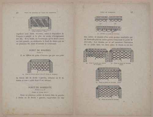 E304 - Traite de la Dentelle Irlandaise (Irish Lace Patterns) 1870 - 7380-7381