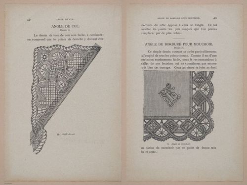E304 - Traite de la Dentelle Irlandaise (Irish Lace Patterns) 1870 - 7406-7407