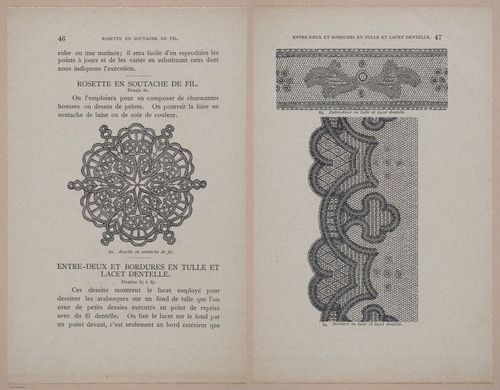 E304 - Traite de la Dentelle Irlandaise (Irish Lace Patterns) 1870 - 7410-7411