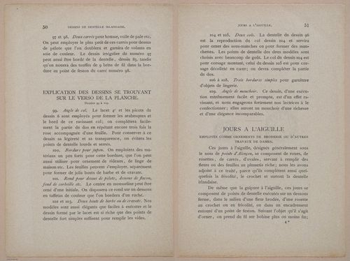 E304 - Traite de la Dentelle Irlandaise (Irish Lace Patterns) 1870 - 7414-7415