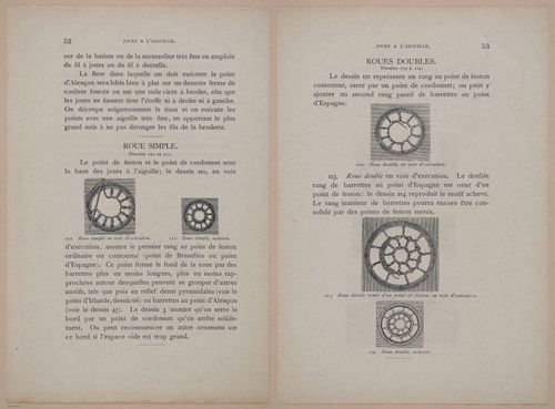 E304 - Traite de la Dentelle Irlandaise (Irish Lace Patterns) 1870 - 7416-7417