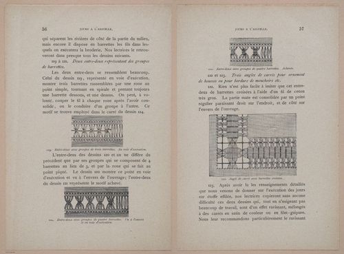 E304 - Traite de la Dentelle Irlandaise (Irish Lace Patterns) 1870 - 7420-7421