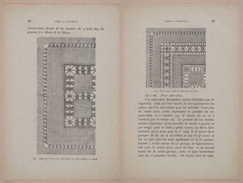 E304 - Traite de la Dentelle Irlandaise (Irish Lace Patterns) 1870 - 7422-7423