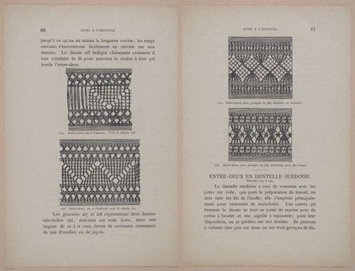 E304 - Traite de la Dentelle Irlandaise (Irish Lace Patterns) 1870 - 7424-7425