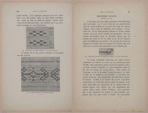 E304 - Traite de la Dentelle Irlandaise (Irish Lace Patterns) 1870 - 7428-7429
