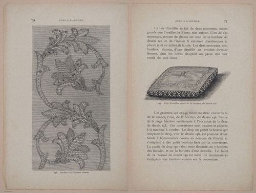 E304 - Traite de la Dentelle Irlandaise (Irish Lace Patterns) 1870 - 7434-7435