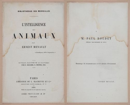 E312 - L'Intelligence Des Animaux - 8479-8480