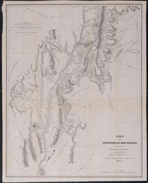1846 Abert and Peck Western US